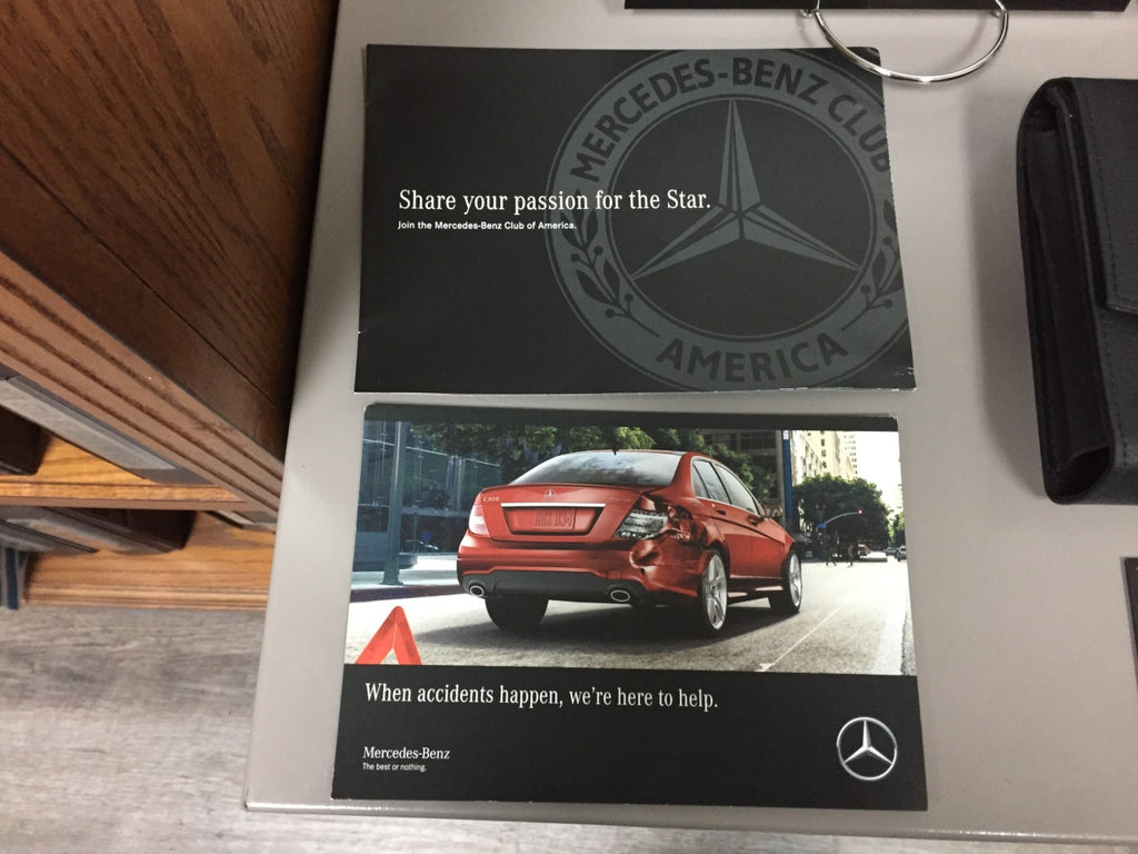 2018 Mercedes-Benz C-Class Coupe Genuine OEM Owner's Manual Set w/Mercedes Case