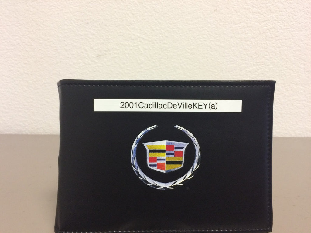 2001 Cadillac DeVille Genuine OEM Owner's Manual Set w/Case and Key FOB