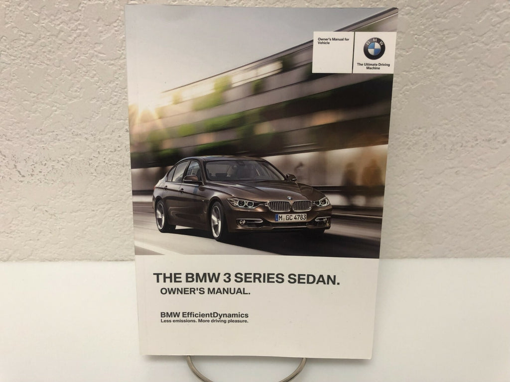 2012 BMW 3 Series Sedan 320i 328i 335i OEM Owner's Manual w/BMW Case & iDrive