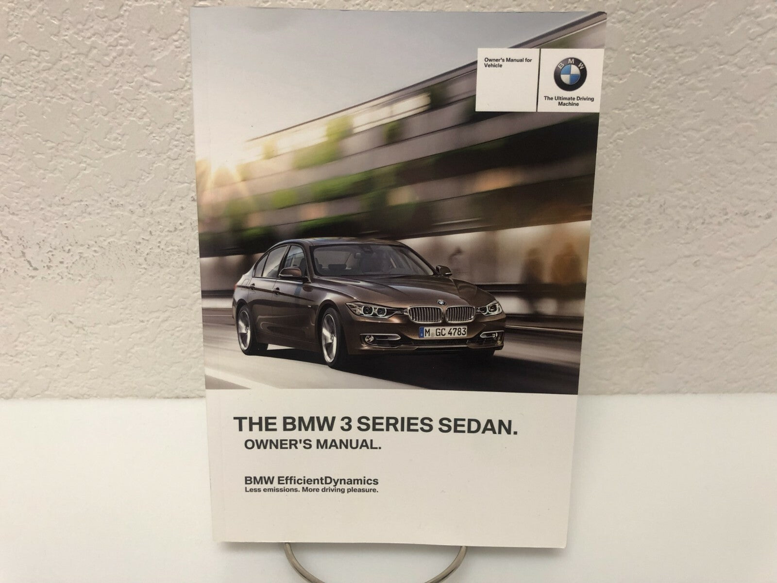 2012 BMW 3 Series Sedan 320i 328i 335i OEM Owner's Manual w/BMW Case & iDrive