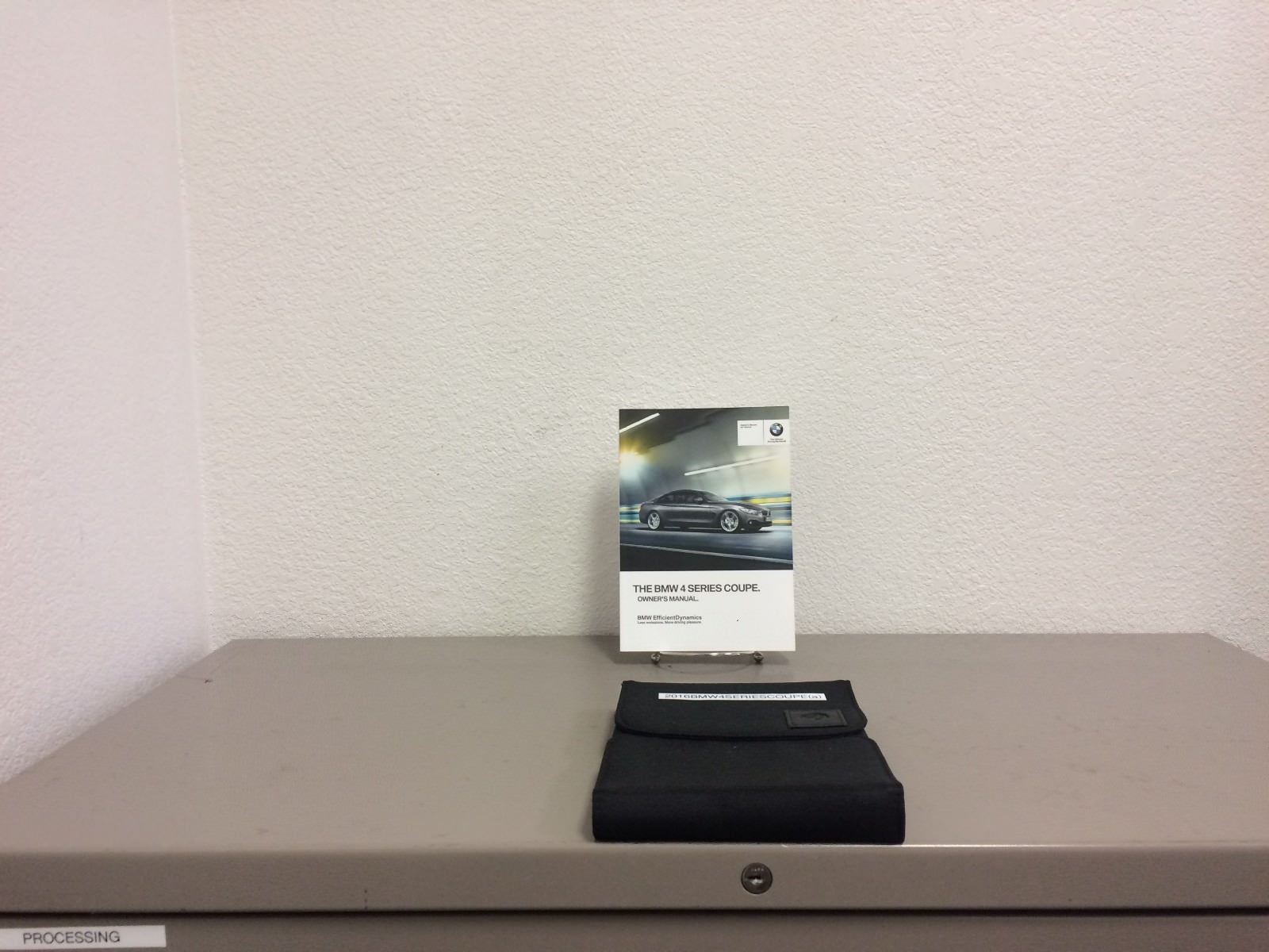 2016 BMW 4 Series Coupe 428i 435i xDrive OEM Owner's Manual w/Case