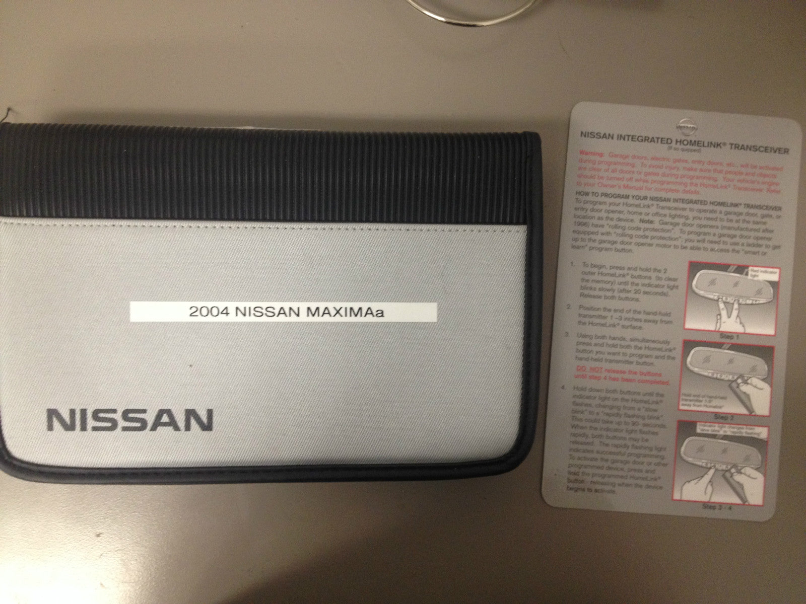 2004 Nissan Maxima Genuine OEM Owner's Manual Set w/Case--Fast Free Shipping