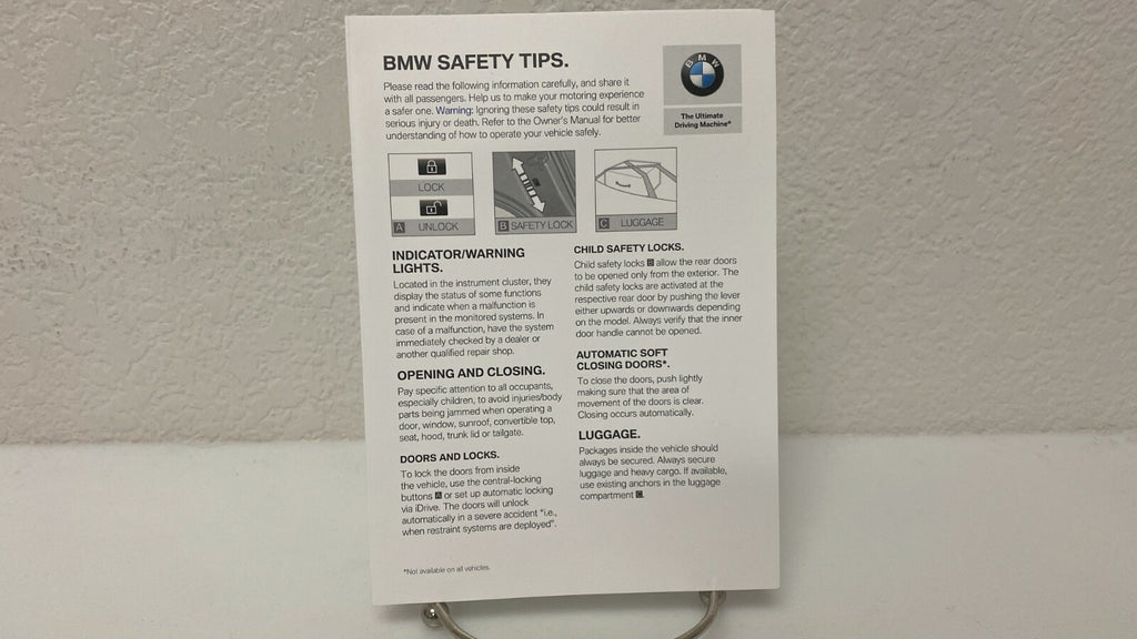 2018 BMW X2 xDrive28i sDrive28i Genuine OEM Owner's Manual Set w/BMW Case