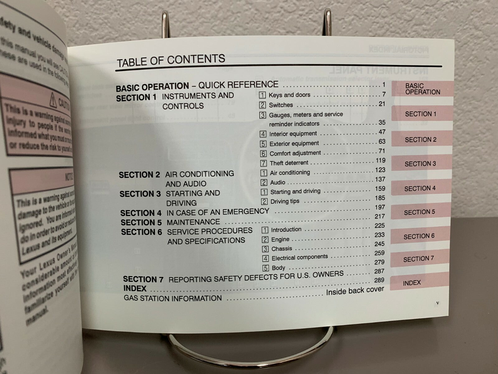 2000 Lexus ES 300 Genuine OEM Owner's Manual Set with Case-- Free Shipping