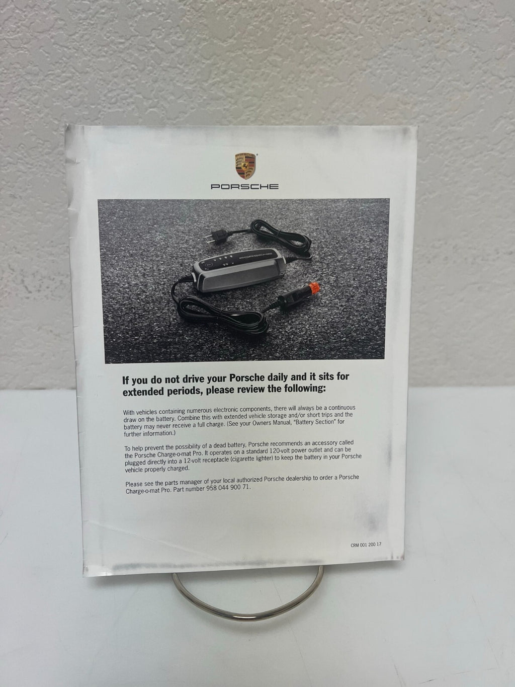 2017 Porsche Macan OEM Owner's Manual w/Supplementals & logo case-Free Shipping!