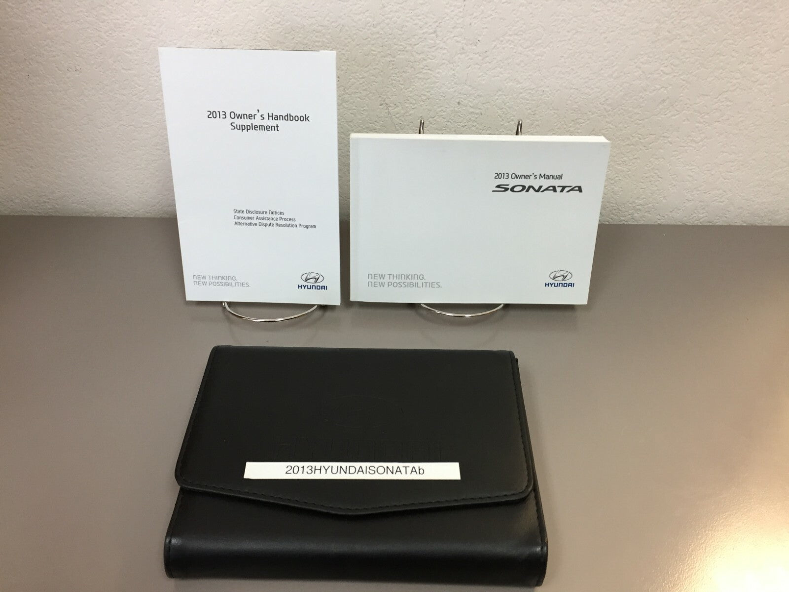 2013 Hyundai Sonata Genuine OEM Owner's Manual Set w/Case--Free Shipping
