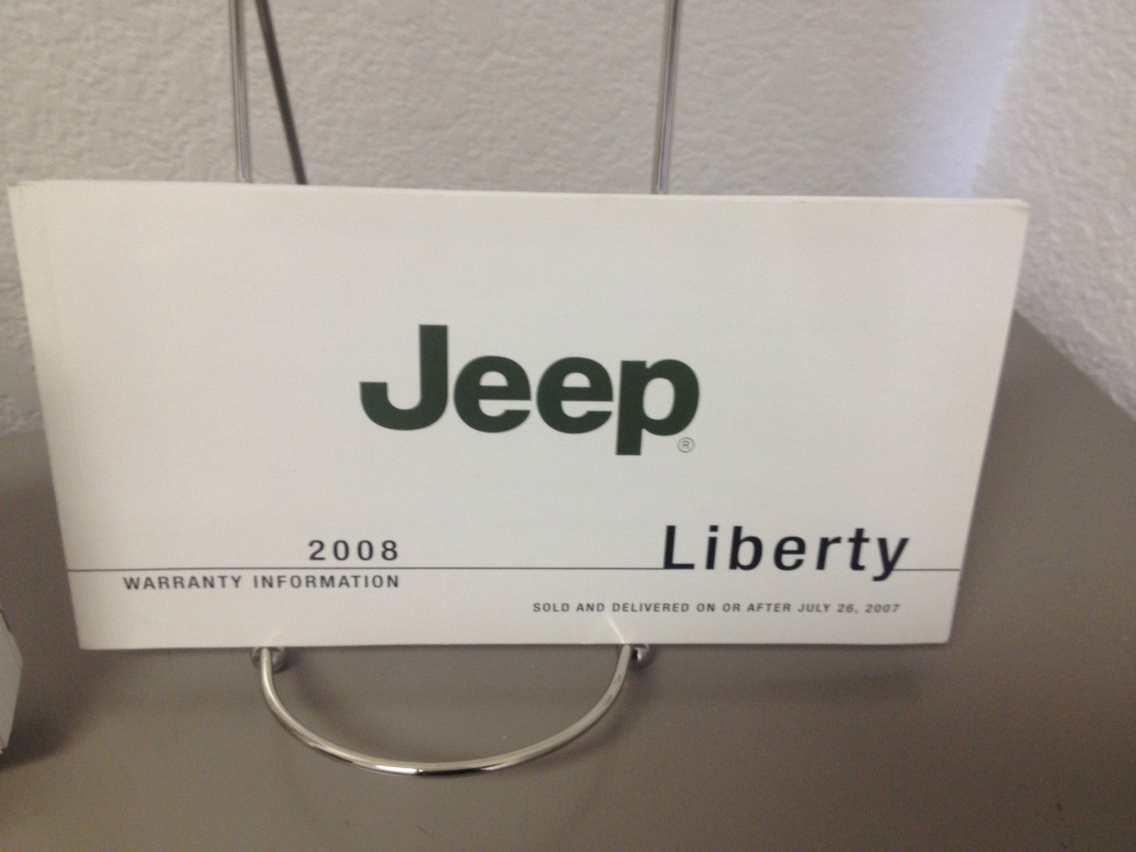 2008 Jeep Liberty Genuine OEM Owner's Manual Set w/Jeep Case--Free Shipping!!!