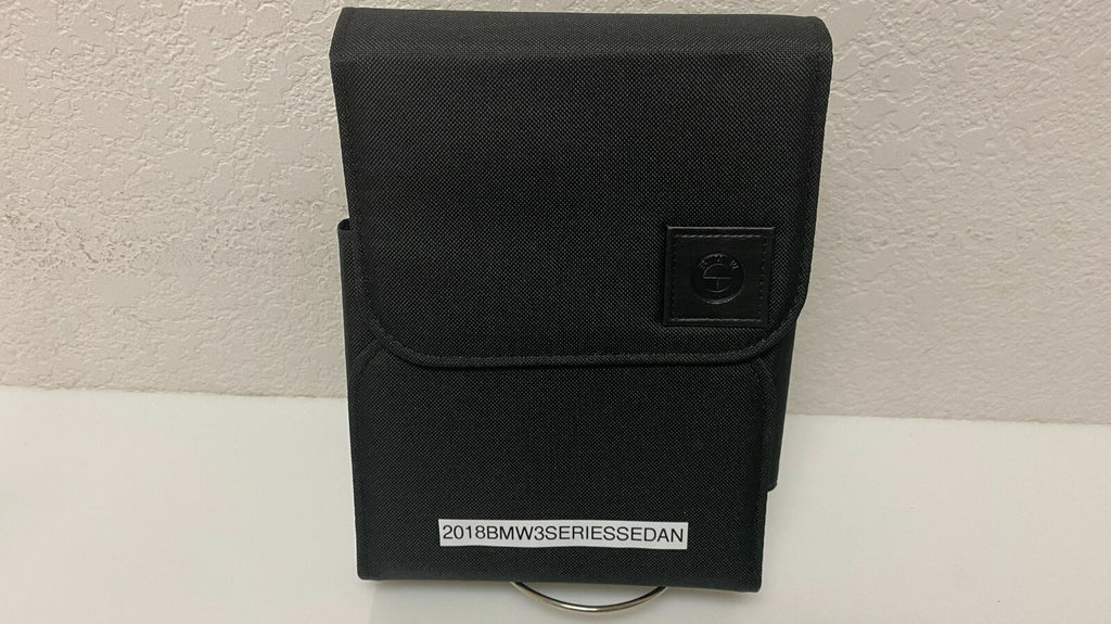 2018 BMW 3 Series Sedan 320i 330i 340i 328d Genuine OEM Owne's Manual Set w/Case