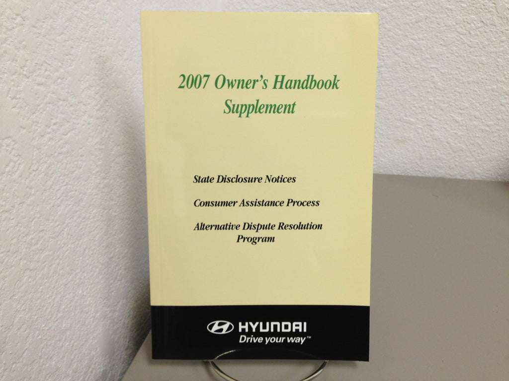 2007 Hyundai Santa Fe OEM Owner's Manual Set w/ Supplements & Case Free Shipping