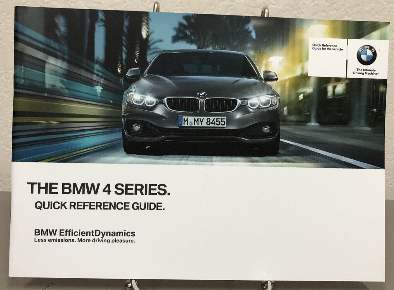 2014 BMW 4 Series Coupe 428i 435i xDrive OEM Owner's Manual Set w/Bonus Key FOB