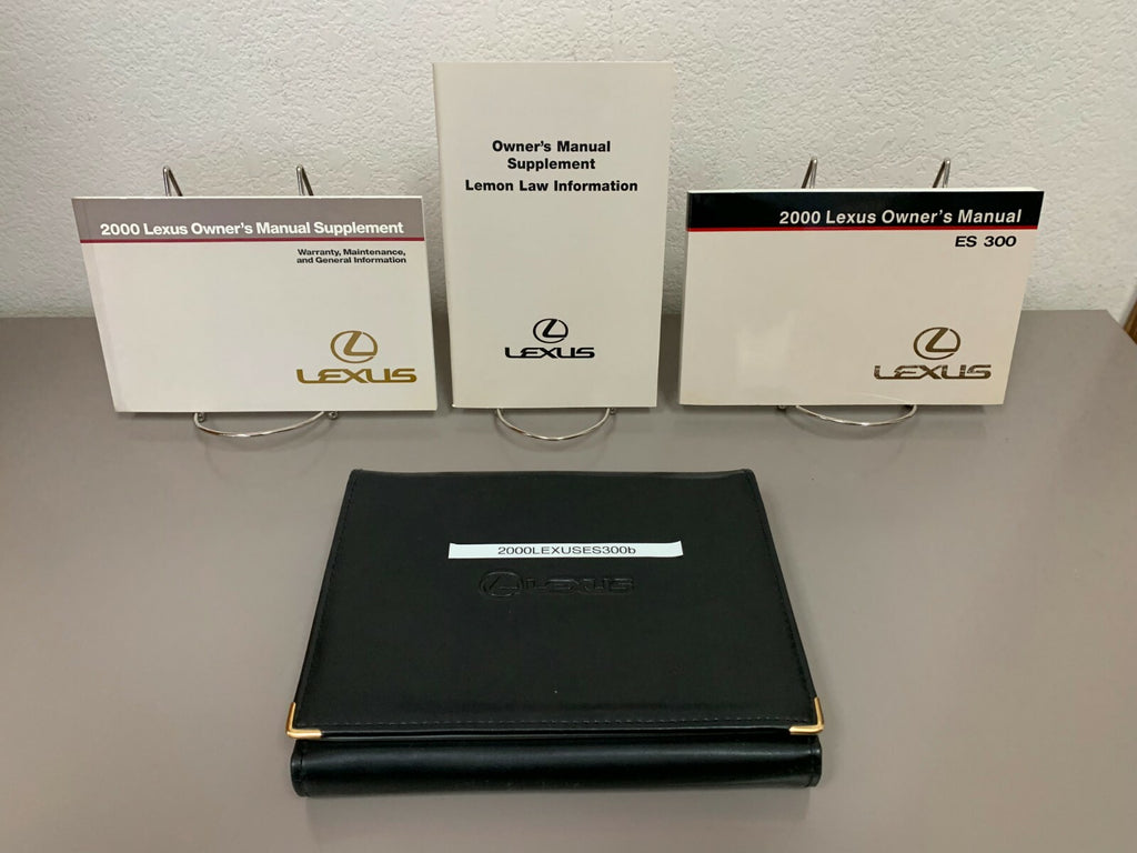 2000 Lexus ES 300 Genuine OEM Owner's Manual Set with Case-- Free Shipping