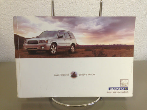 2003 Subaru Forester Genuine OEM Owner's Manual Set w/Subaru Case--Free Shipping