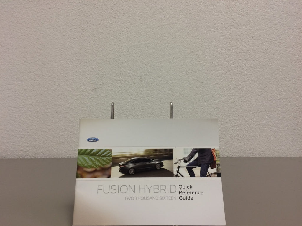 2016 Ford Fusion Hybrid & Fusion Energi Genuine OEM Owner's Manual w/Case--NEW