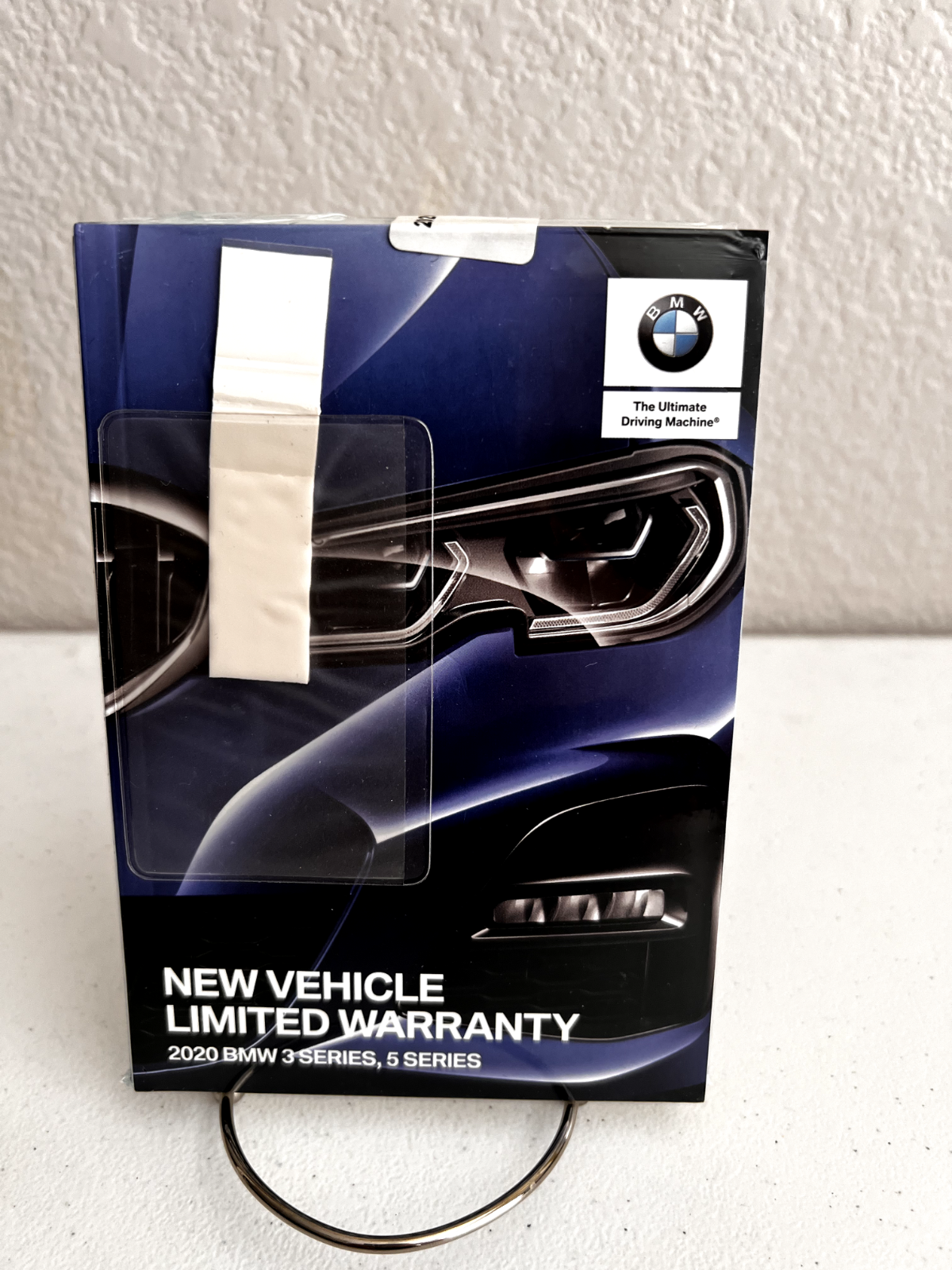 2020 BMW 3-Series Sedan OEM Owner's Manual Includes protective case w/ BMW logo.
