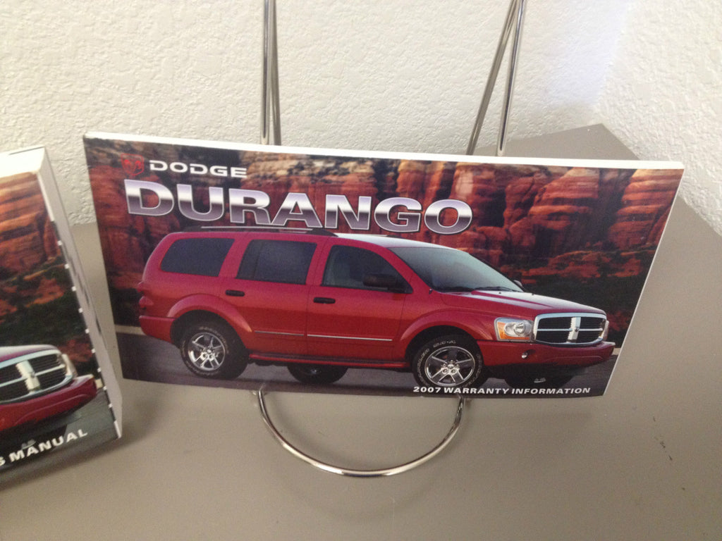 2007 Dodge Durango Genuine OEM Owner's Manual Set w/Dodge Case--Free Shipping!!!