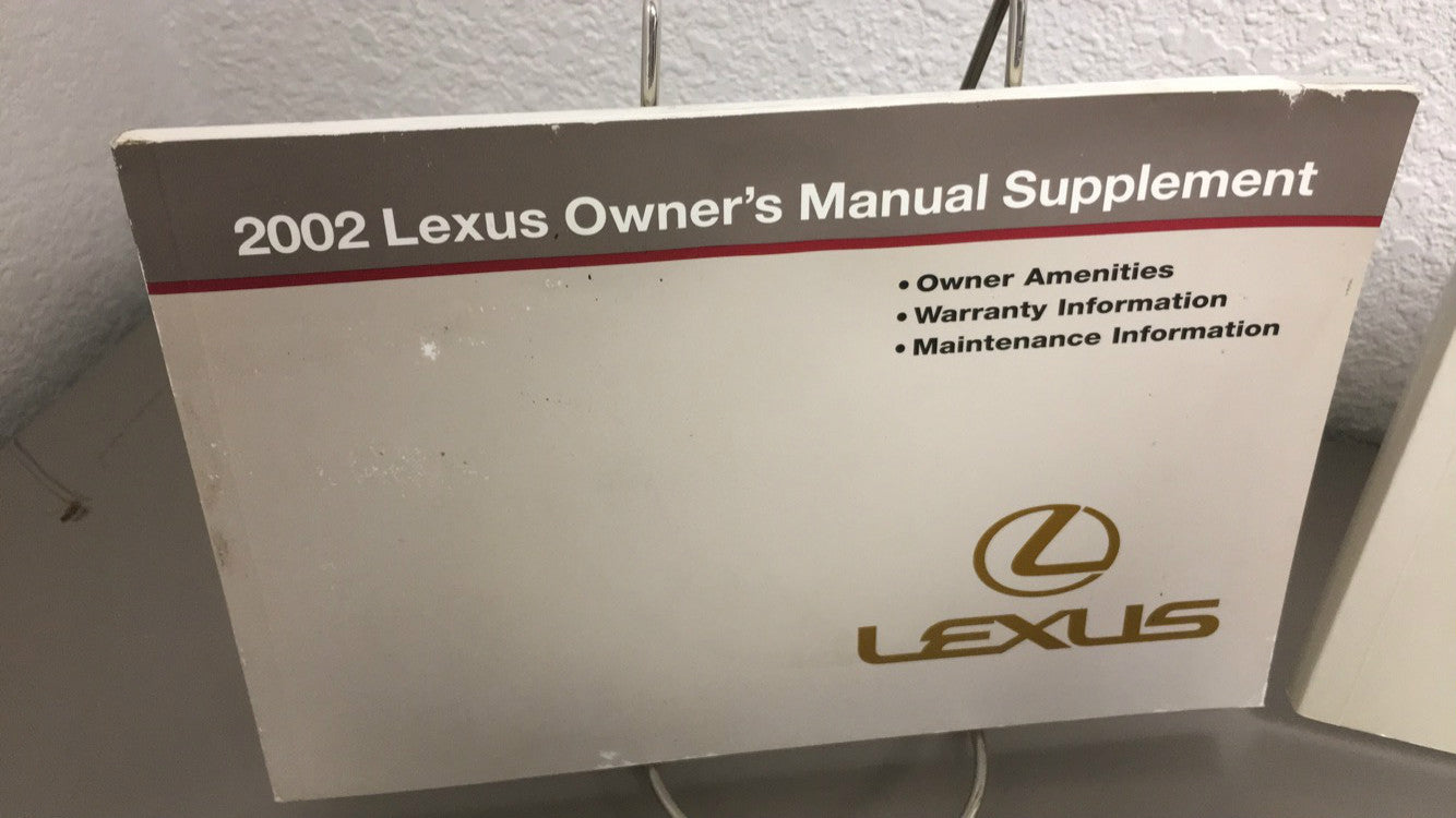 2002 Lexus RX 300 Genuine OEM Owner's Manual Set w/Case--Free Shipping!