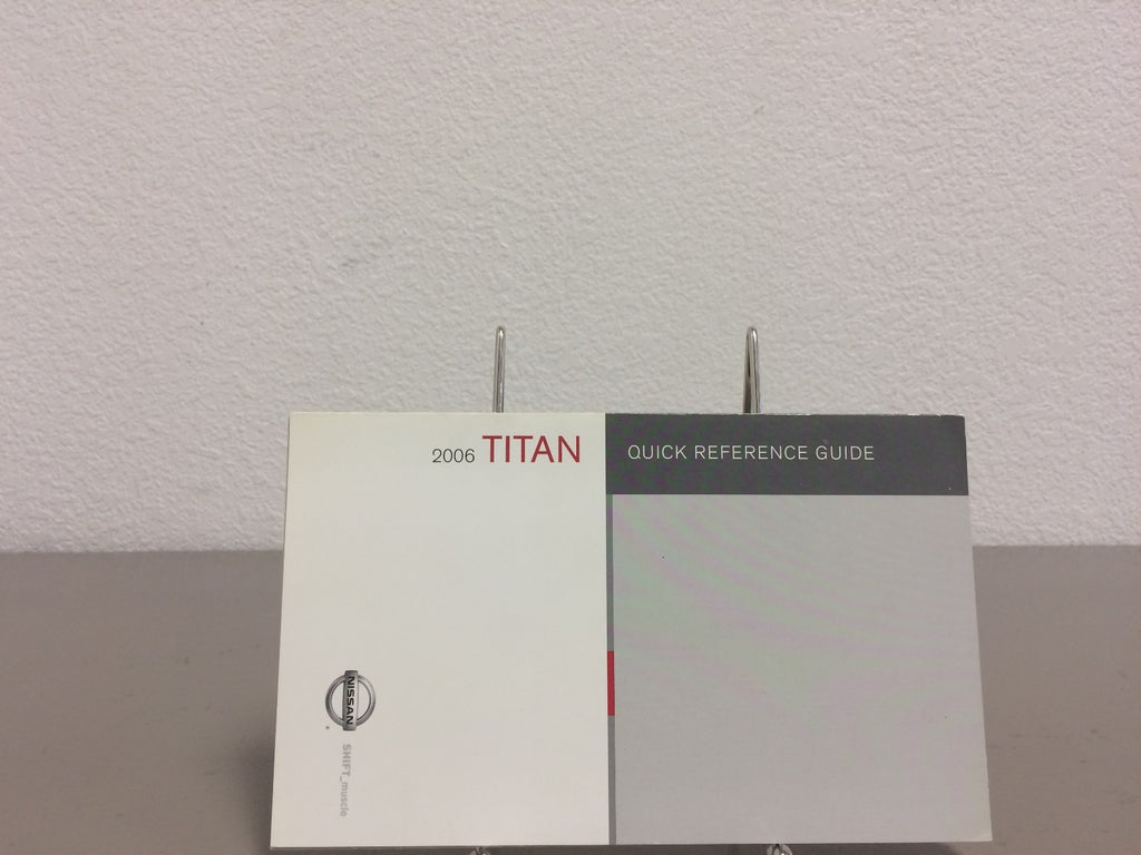2006 Nissan Titan Genuine OEM Owner's Manual Set with Case and Free Shipping!