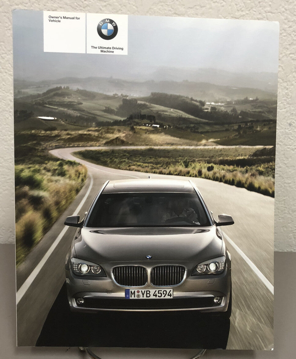 2010 BMW 750i 750Li 760Li xDrive OEM Owner's Manual with Case --Free Shipping