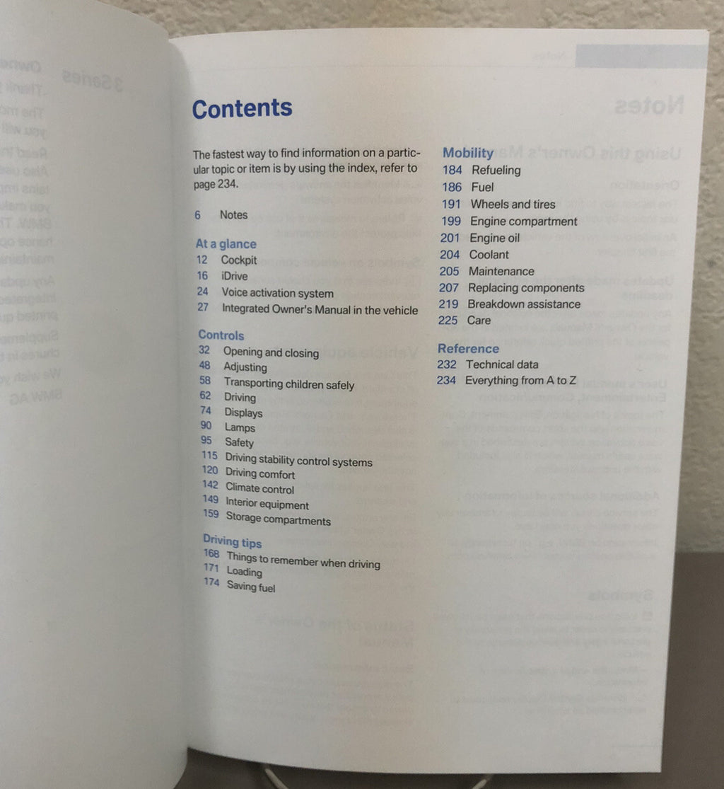 2014 BMW 3 Series Sports Wagon Genuine OEM Owner's Manual Set w/Case