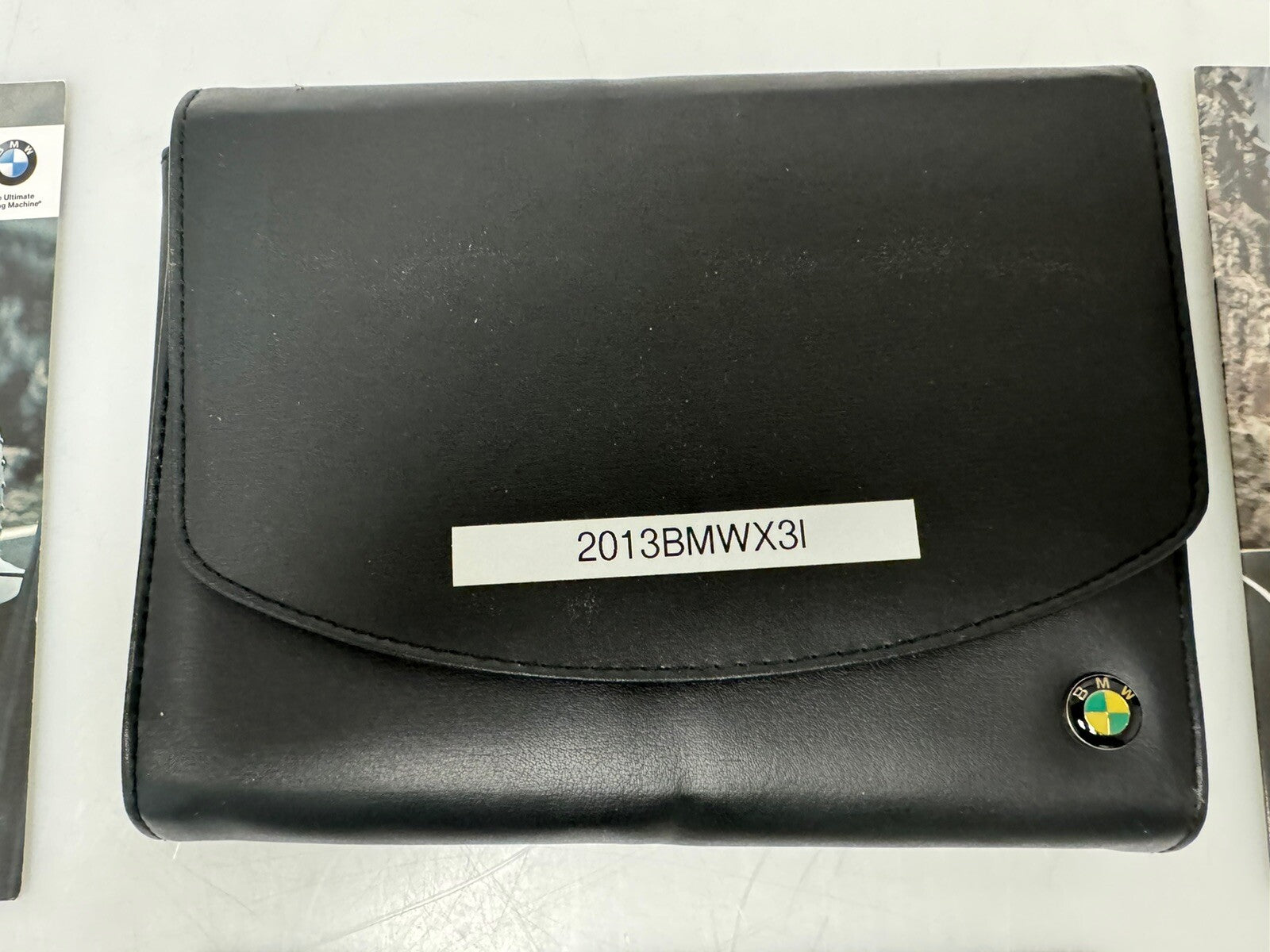 2013 BMW X3 Genuine OEM Owner's Manual Set w/Navigation Manual & BMW Case