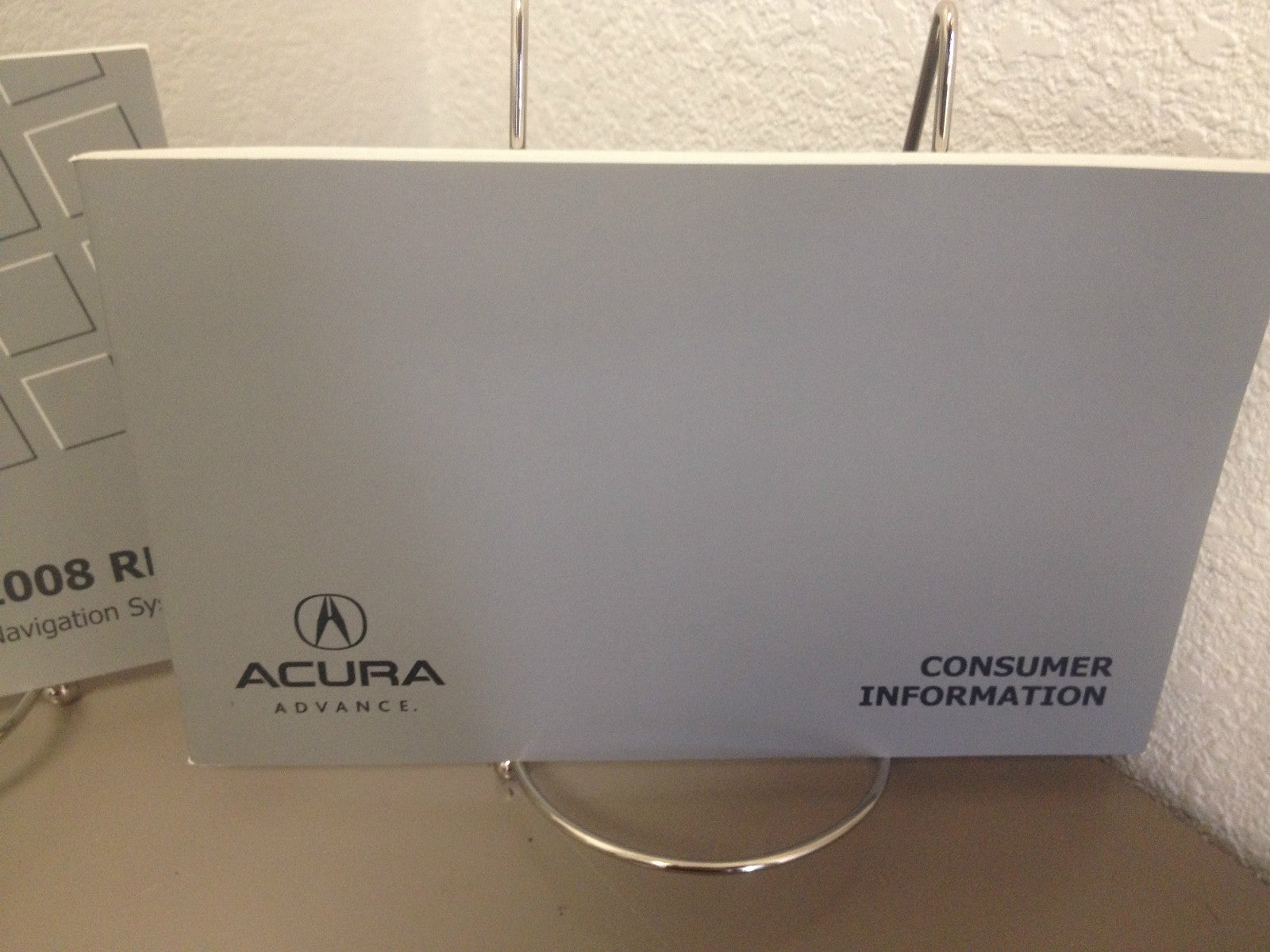 2008 Acura RDX Genuine OEM Owner's Manual Set w/Navigation Manual & Nissan Case
