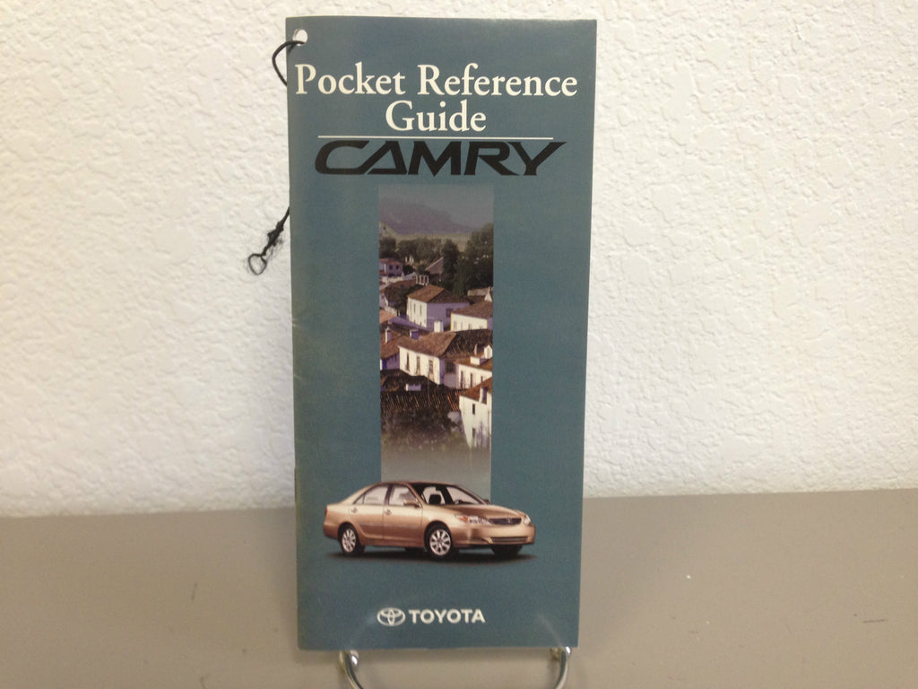 2002 Toyota Camry OEM Owner's Manual w/ Supplements - Free Shipping