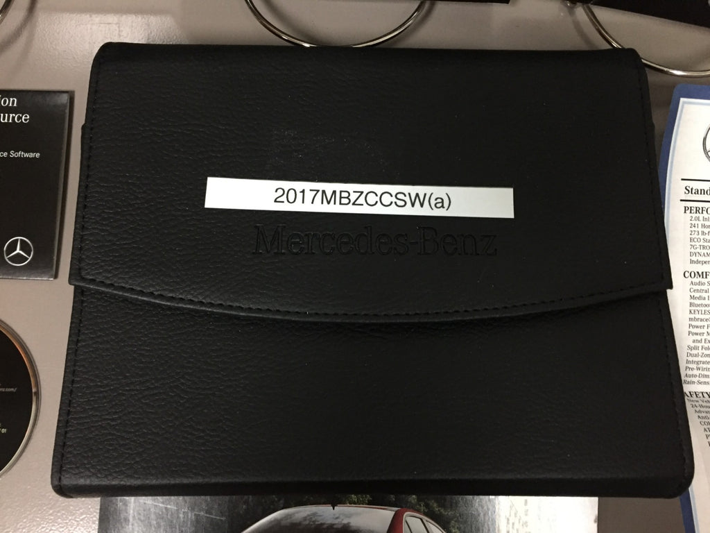2017 Mercedes-Benz C-Class Sedan Wagon Genuine OEM Owner's Manual Set w/Case