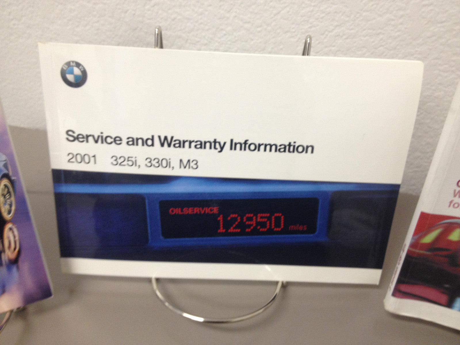 2001 BMW 320i 325i 325xi 330i 330xi Genuine OEM Owner's Manual Set w/BMW Case