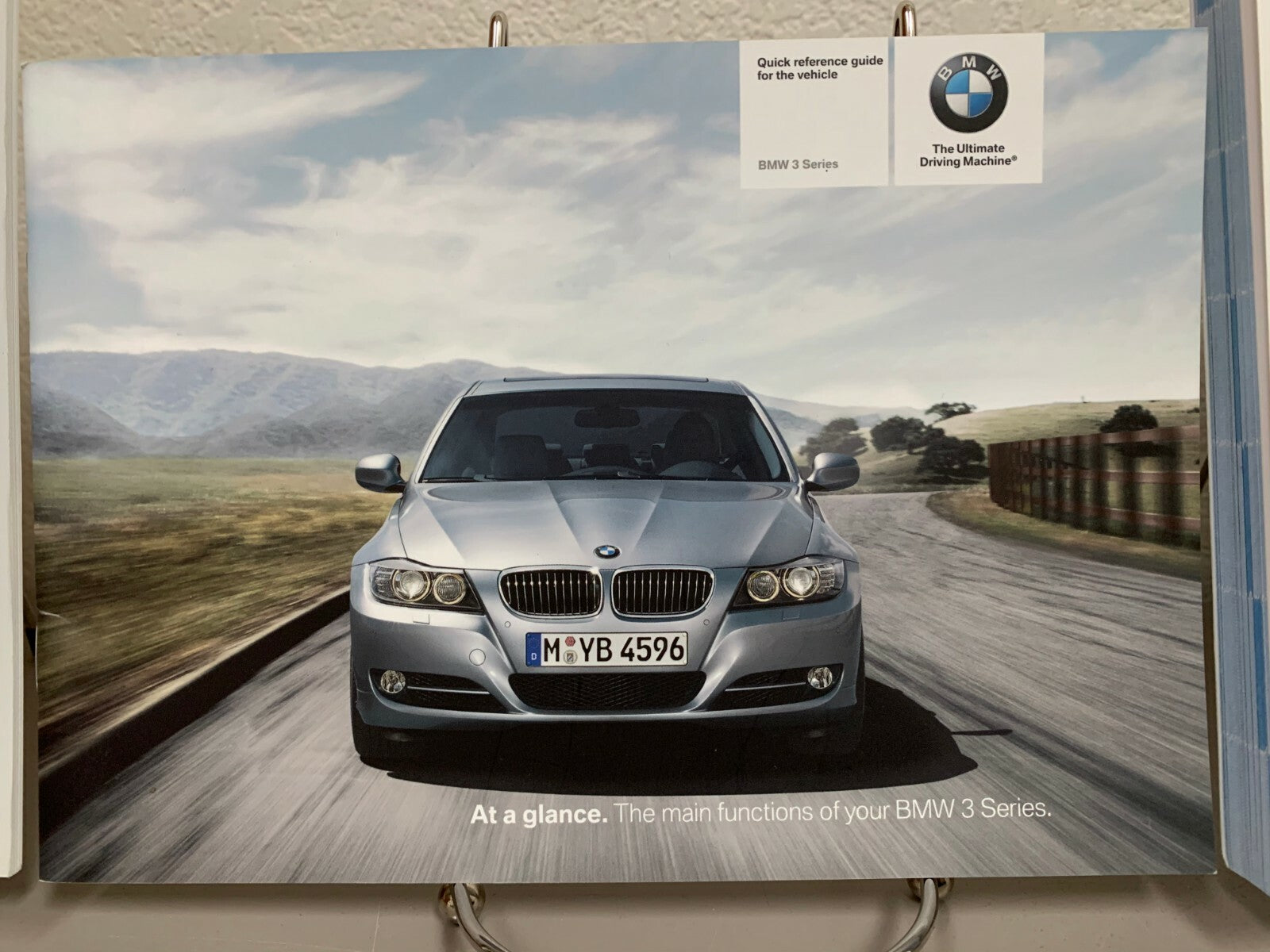 2011 BMW 3-Series Sedan/Sports Wagon Genuine OEM Owner's Manual Set w/iDrive