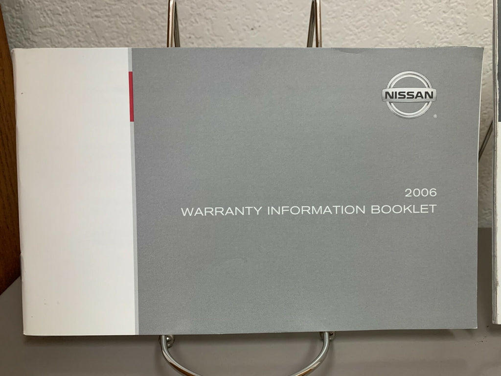 2006 Nissan Armada OEM Owner's Manual Set w/Supplemental Manuals & Nissan Case