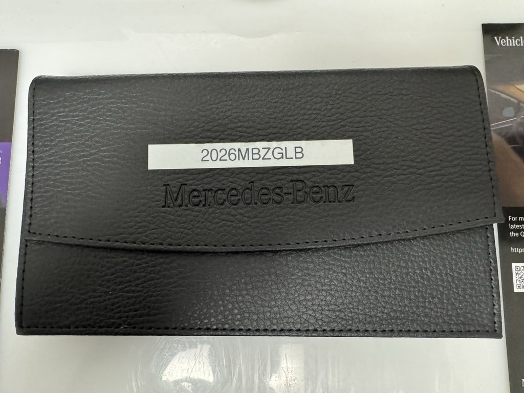 2026 Mercedes-Benz GLB Genuine OEM Owner's Manual Set w/Mercedes Case