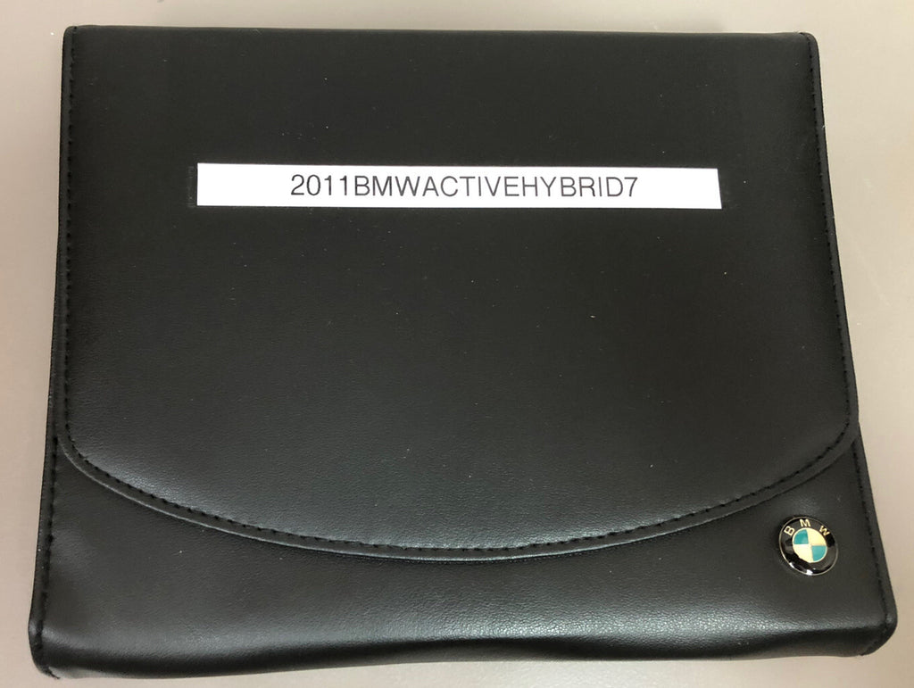 2011 BMW Active Hybrid 7 7L OEM Owner's Manual w/ Factory Sealed Supplements