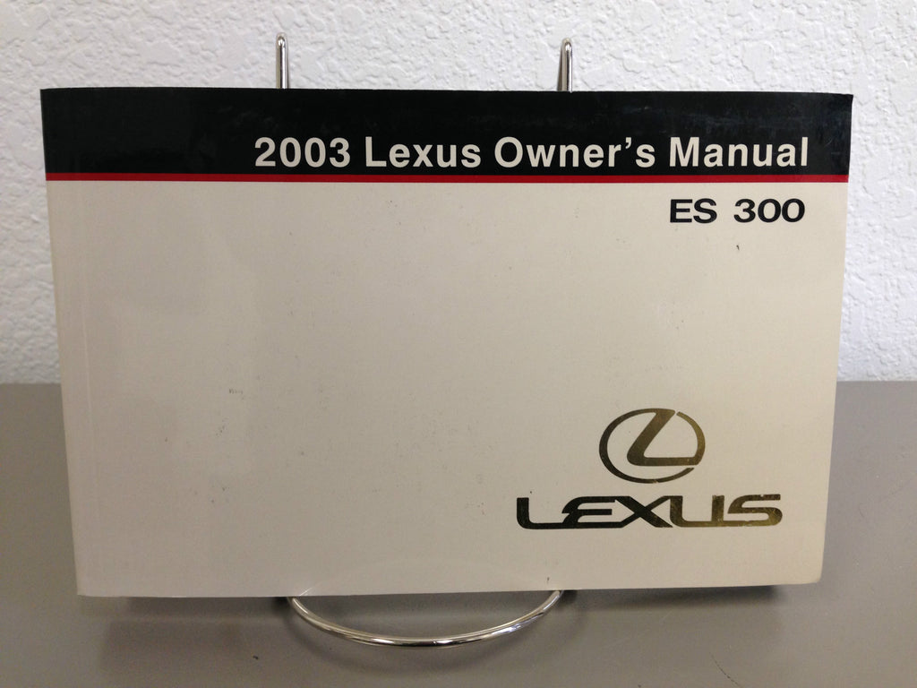 2003 Lexus ES 300 Genuine OEM Owner's Manual Set w/Navigation Manual & Case