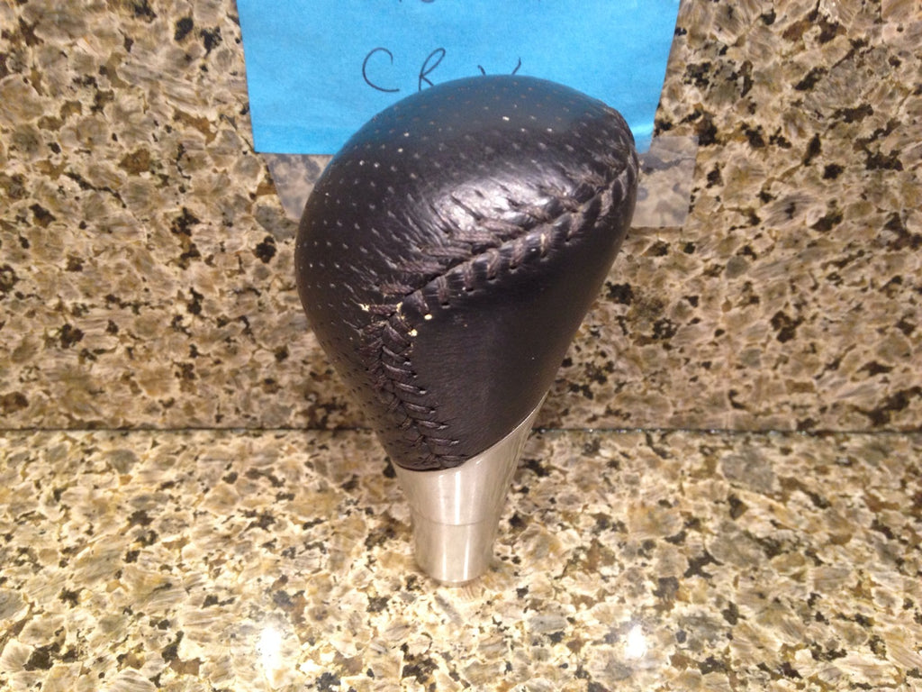 2005 Honda CR-V OEM Shift Knob Black Leather And Chrome