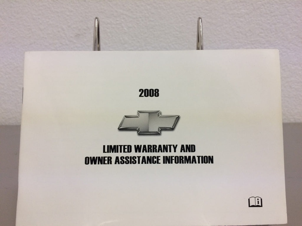 2008 Chevrolet Chevy Impala Genuine OEM Owner's Manual w/Case-Free Shipping