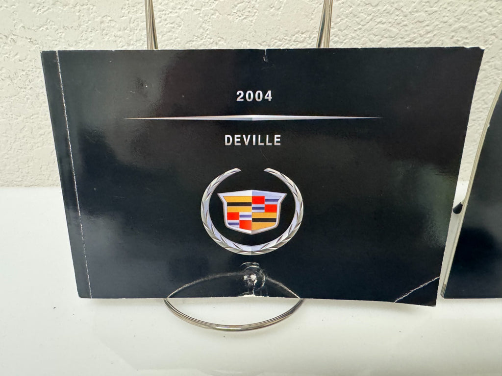 2004 Cadillac DeVille Genuine Factory Owner's Manual Set w/Bonus Key Fob & Pen