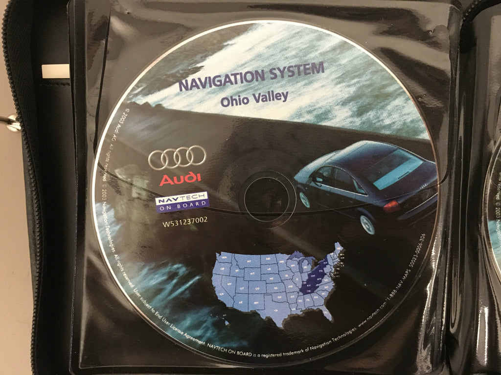 02 03 04 Audi Allroad A6 S6 RS6 A8 A8 L S8 TT Navigation CD Set W531237002