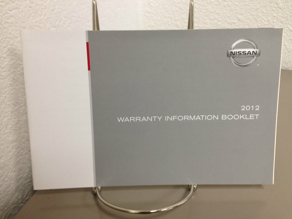 2012 Nissan Versa Genuine OEM Owner's Manual Set with Navigation and Case