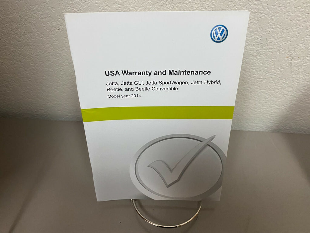 2014 Volkswagen VW Jetta Hybrid OEM Owner's Manual Set w/Case Free Shipping