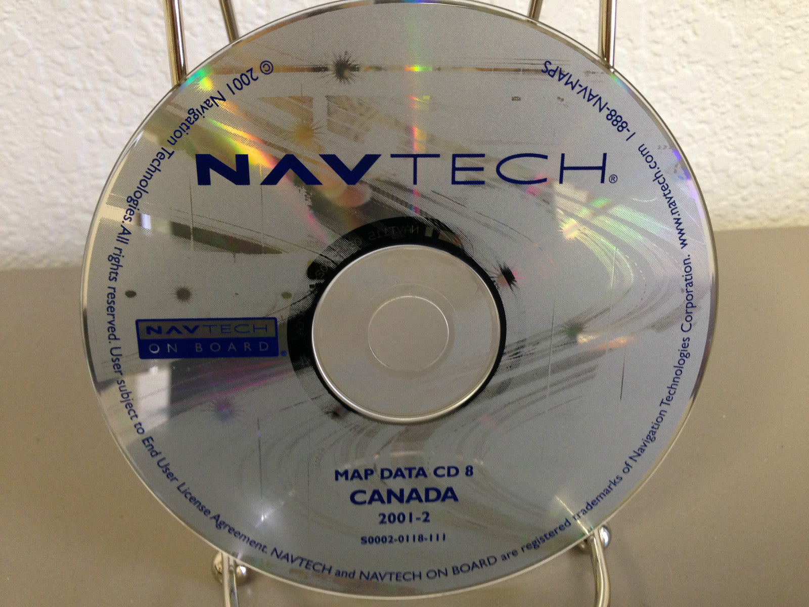 Land Rover / BMW / Mini NAVTECH Genuine 2001 Navigation Canada S0002-0118-111