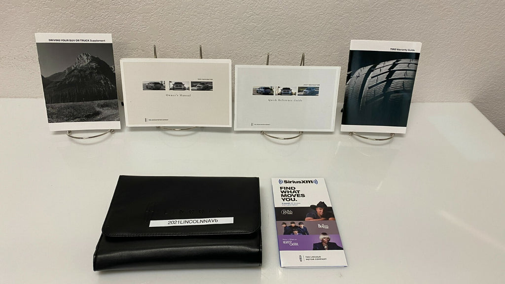 2021 Lincoln Navigator OEM Owner's Manual w/Navigation & Case