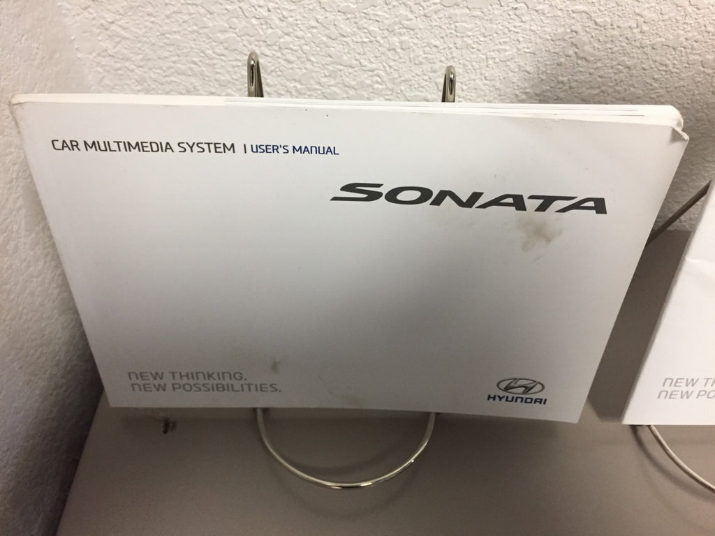 2016 Hyundai Sonata Genuine OEM Owner's Manual Set w/Navigation Manual & Case