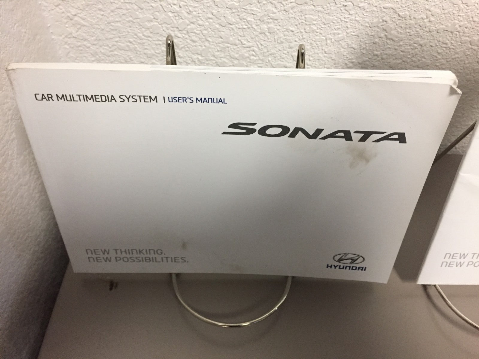 2016 Hyundai Sonata Genuine OEM Owner's Manual Set w/Navigation Manual & Case