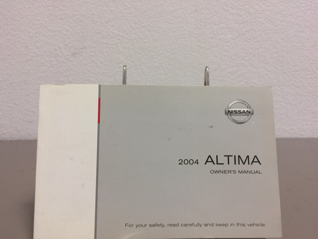 2004 Nissan Altima Genuine OEM Owner's Manual Set with Free Shipping!
