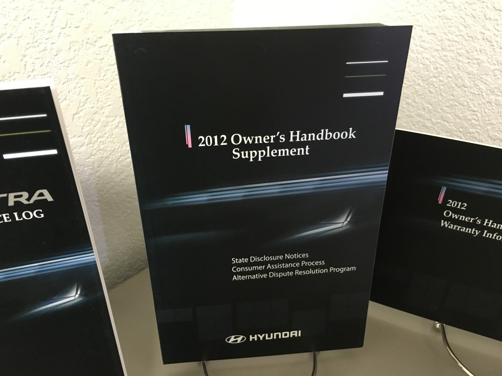 2012 Hyundai Elantra Sedan Genuine OEM Owner's Owner's Manual Set w/Case