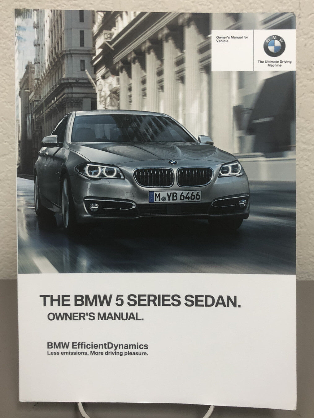 2014 BMW 5 Series Sedan 528i 535i 535d 550i xDrive OEM Owner's Manual w/ iDrive