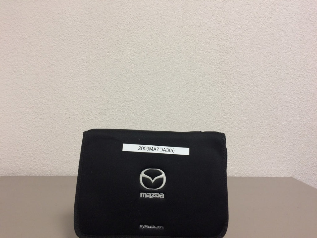 2009 Mazda3 Genuine OEM Owner's Manual Set w/ Mazda Case-Free Shipping!!!!!!!!!!