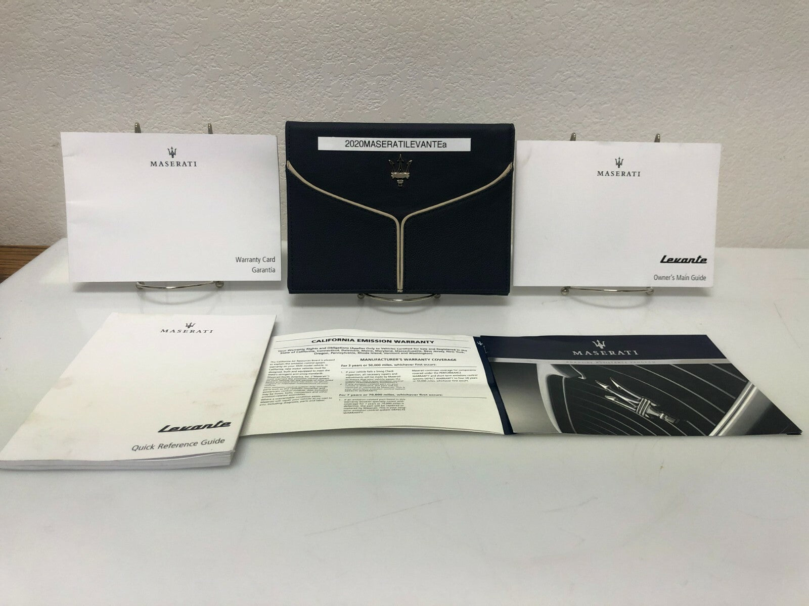 2020 Maserati Levante Genuine OEM Owner's Manual w/Logo Case and Free Shipping!!