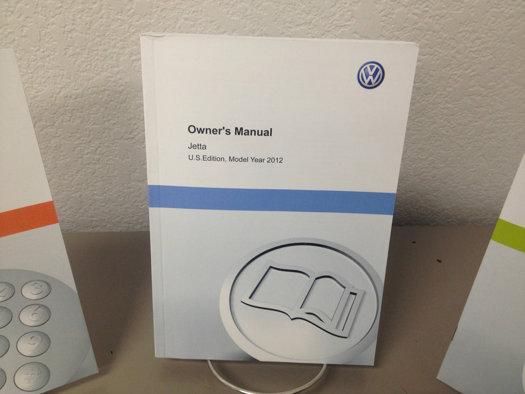 2012 Volkswagen VW Jetta Genuine OEM Owner's Manual Set w/Case--Free Shipping!