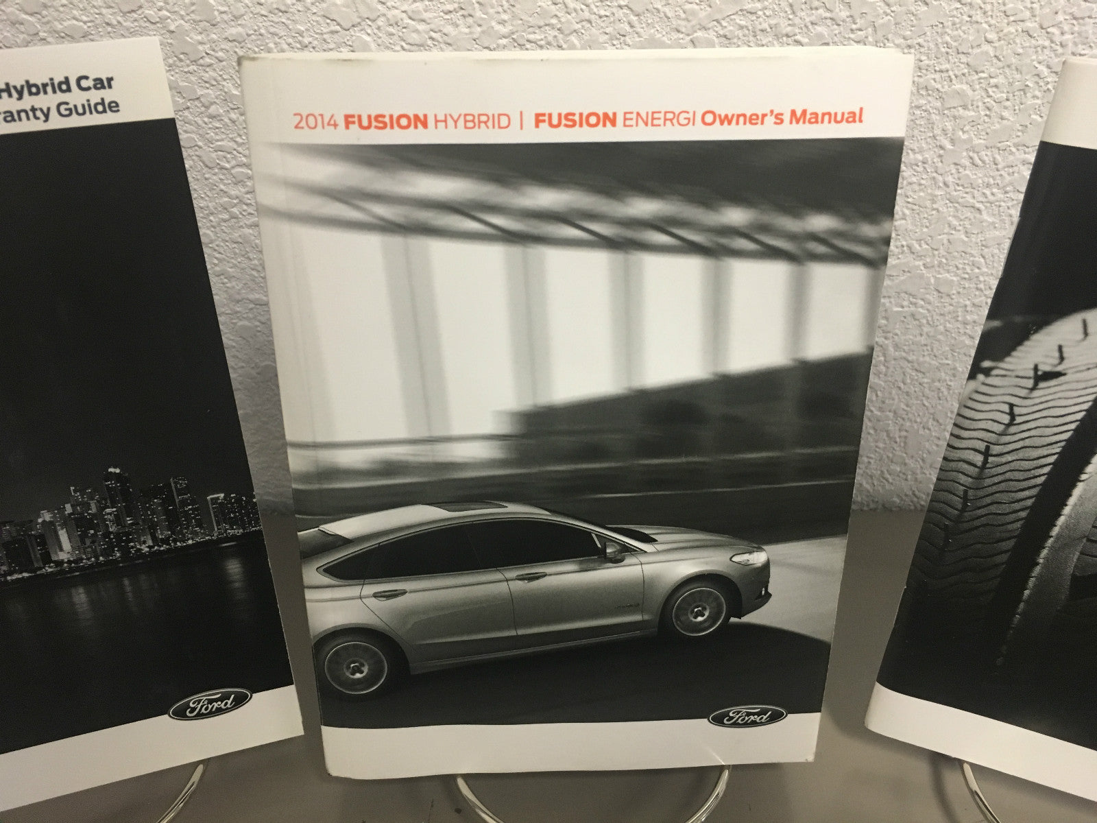2014 Ford Fusion Hybrid Fusion Energi Genuine OEM Owner's Manual w/Case